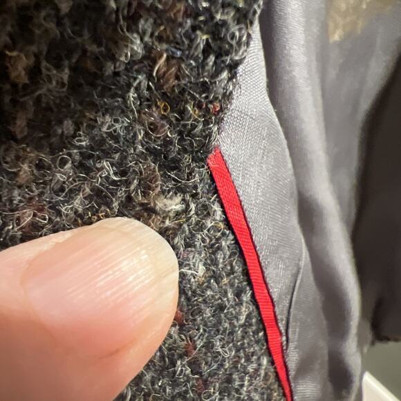 Vintage Men’s Harris Tweed 100% Scottish Wool Made For Hamburger Kennedys - Picture 12 of 16